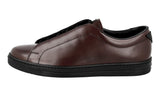 Prada Men's Brown Leather Avenue Sneaker 4E3286