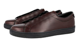 Prada Men's Brown Leather Avenue Sneaker 4E3286