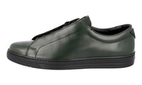 Prada Men's Green Leather Sneaker 4E3286