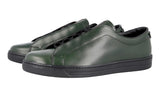 Prada Men's Green Leather Sneaker 4E3286