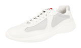 Prada Men's 4E3304 6GW F0J36 Leather Sneaker