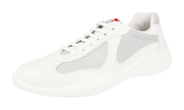 Prada Men's 4E3304 6GW F0J36 Leather Sneaker