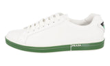 Prada Men's White Leather Sneaker 4E3314