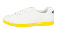 Prada Men's White Leather Sneaker 4E3314