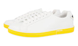 Prada Men's White Leather Sneaker 4E3314