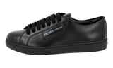 Prada Men's Black Leather Mirage Downtown Sneaker 4E3319