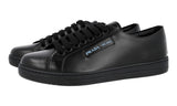 Prada Men's Black Leather Mirage Downtown Sneaker 4E3319