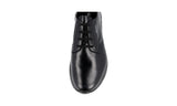 Prada Men's Black Brushed Spazzolato Leather Sneaker 4E3329