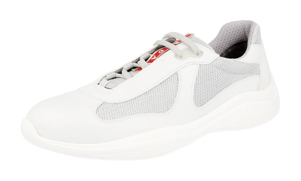 Prada Men's 4E3337 DXF F0J36 Leather Sneaker