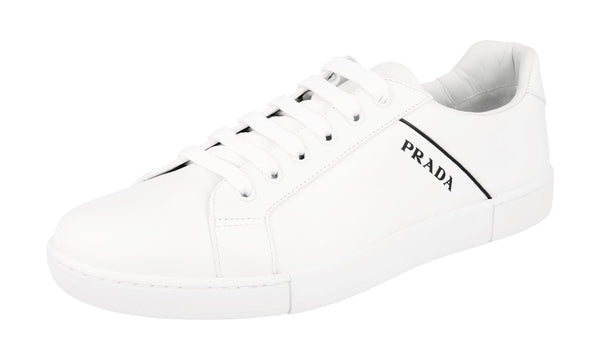 Prada Men's 4E3340 6DT F0009 Leather Sneaker