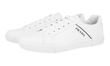 Prada Men's White Leather Sneaker 4E3340