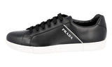 Prada Men's Black Leather Sneaker 4E3340