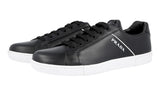 Prada Men's Black Leather Sneaker 4E3340