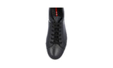 Prada Men's Black Leather Sneaker 4E3340