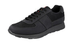 Prada Men's 4E3341 1O8N F0002 Leather Sneaker