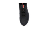Prada Men's Black Leather Sneaker 4E3341