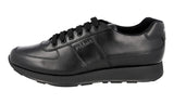 Prada Men's Black Leather Matchrace Sneaker 4E3341