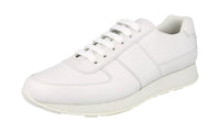 Prada Men's 4E3341 2ODU F0009 Leather Sneaker