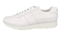 Prada Men's White Leather Matchrace Sneaker 4E3341