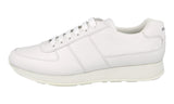 Prada Men's White Leather Matchrace Sneaker 4E3341