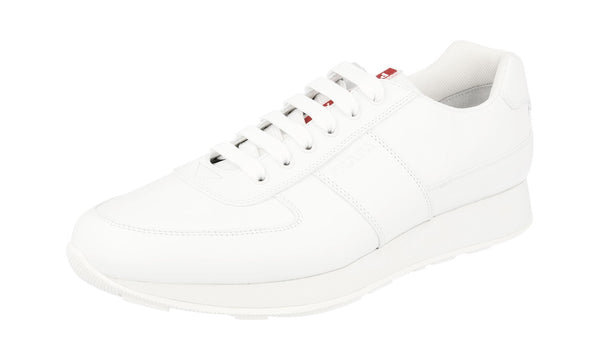 Prada Men's 4E3351 3O9U F0009 Leather Sneaker