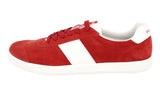 Prada Men's Red Leather Sneaker 4E3352
