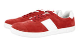 Prada Men's Red Leather Sneaker 4E3352