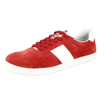 Prada Men's Red Leather Sneaker 4E3352