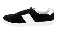 Prada Men's Black Leather Sneaker 4E3352