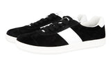 Prada Men's Black Leather Sneaker 4E3352