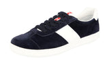 Prada Men's 4E3352 O53 F0008 Leather Sneaker
