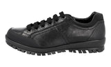 Prada Men's Black Leather Sneaker 4E3356