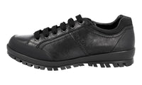 Prada Men's Black Leather Sneaker 4E3356