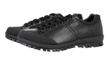 Prada Men's Black Leather Sneaker 4E3356