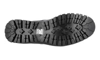 Prada Men's Black Heavy-Duty Rubber Sole Leather Sneaker 4E3356