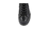 Prada Men's Black Leather Sneaker 4E3356