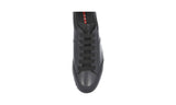 Prada Men's Black Heavy-Duty Rubber Sole Leather Sneaker 4E3356