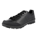 Prada Men's Black Leather Sneaker 4E3356