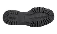Prada Men's Black Leather Brixxen Lace-up Shoes 4E3358
