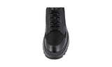 Prada Men's Black Leather Brixxen Lace-up Shoes 4E3358