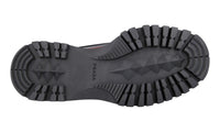 Prada Men's Black Leather Brixxen Lace-up Shoes 4E3358