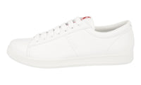 Prada Men's White Leather Sneaker 4E3362