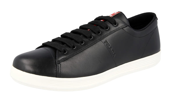 Prada Men's 4E3362 3O9U F0967 Leather Sneaker
