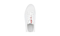 Prada Men's White Leather Matchrace Sneaker 4E3363