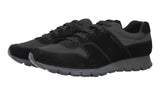 Prada Men's Black Leather Matchrace Sneaker 4E3363