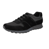 Prada Men's Black Leather Matchrace Sneaker 4E3363