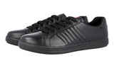 Prada Men's Black Leather Sneaker 4E3366