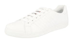 Prada Men's 4E3366 3O9U F0009 Leather Sneaker