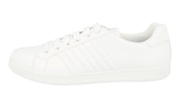 Prada Men's White Leather Sneaker 4E3366