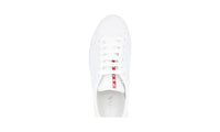 Prada Men's White Leather Sneaker 4E3366